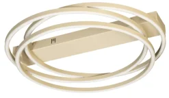 FISCHER & HONSEL LED Deckenlampe KIKU Metall/Kunststoff Ø 56 cm Beige