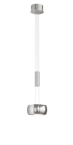 FISCHER & HONSEL LED Pendelleuchte COLETTE antik nickelfarbig