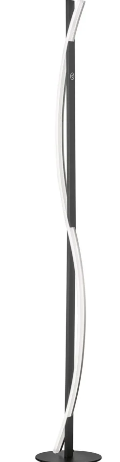 FISCHER & HONSEL LED Stehlampe BRIDGE schwarz