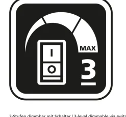 FISCHER & HONSEL LED Stehlampe BRIDGE schwarz