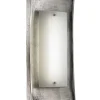 FISCHER & HONSEL LED Wandlampe SHINE ALU nickelfarbig/Glas opal