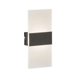 FISCHER & HONSEL LED Wandleuchte FODER sandschwarz