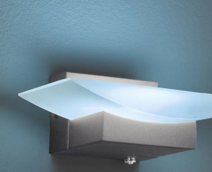 FISCHER & HONSEL LED Wandleuchte BOWL TW 20 cm sandschwarz