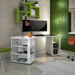 Gaming Tisch PIPPO 205 x 91 cm weiß