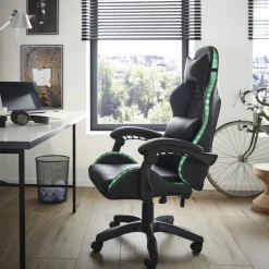 Gaming-Stuhl LED-NEW schwarz