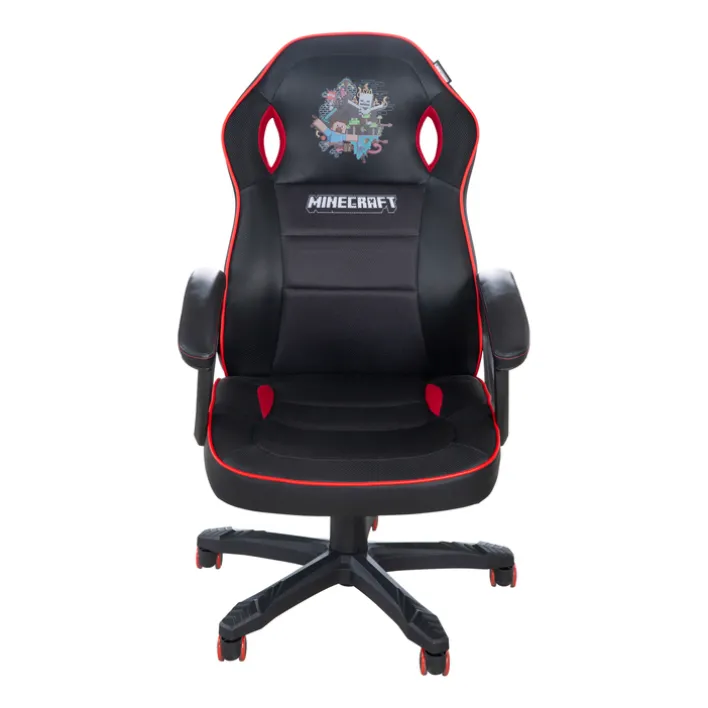 Gaming-Stuhl MINECRAFT schwarz/ rot