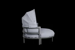 Garden FLAIR Daybed Sonneninsel DALLAS 4-tlg anthrazit /grau