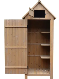 Garden FLAIR Garten Geräteschrank RIA 179 cm honey