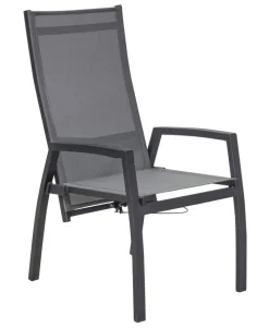 Garden FLAIR Garten Positionsstuhl LENNOX 2er Set grau