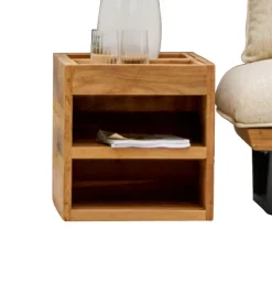 Garden FLAIR Garten-Beistelltisch OLIVIA 85 x 40 cm Teakholz