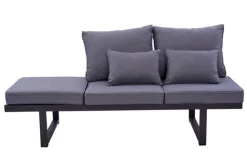 Garden FLAIR Gartensofa LINA anthrazit /grau