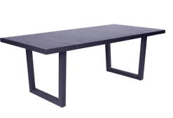 Garden FLAIR Gartentisch LENA V 200 x 100 cm anthrazit /Holzoptik anthrazit