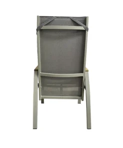 Garden FLAIR Positionsstuhl Garten LANA 2er Set taupe /grau