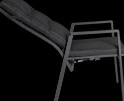 Garden FLAIR Positionsstuhl Garten LUNA A 2er Set anthrazit /anthrazit