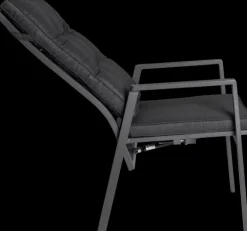 Garden FLAIR Positionsstuhl Garten LUNA A 2er Set anthrazit /anthrazit