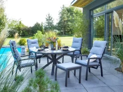 Garden FLAIR Positionsstuhl Garten LEWIS 2er Set