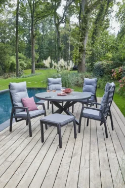 Garden FLAIR Positionsstuhl Garten LEWIS 2er Set