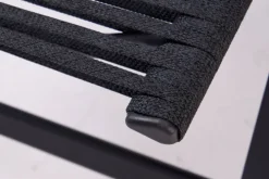 Garden FLAIR Positionsstuhl Garten LEIF schwarz /Rope