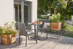 Garden FLAIR Stapelstuhl Garten LAURA omega grau