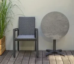 Garden FLAIR Stapelstuhl Garten LAURA omega grau