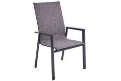 Garden FLAIR Stapelstuhl Garten RON XXL anthrazit /mixgrau