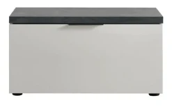 Garderobenbank REPORT 80 x 42 cm weiß Hochglanz lackiert