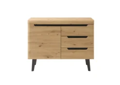 Garderobenkombination SET G2 TORGE 3er Set braun/schwarz