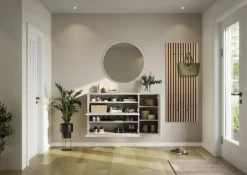 Garderobenleiste GRACE 50 x 125 cm braun