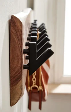 Garderobenpaneel 90 x 19 cm Akazie