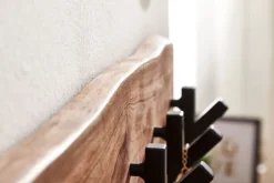 Garderobenpaneel 90 x 19 cm Akazie