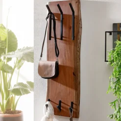 Garderobenpaneel 35 x 100 cm Akazie