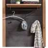 Garderobenpaneel 93 x 108 x 28cm Holznachbildung balkeneiche