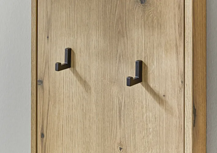 Garderobenpaneel PERADO 44 x 180 cm braun-Eiche Evoke Dekor