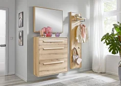 Garderobenpaneel PERADO 44 x 180 cm braun-Eiche Evoke Dekor