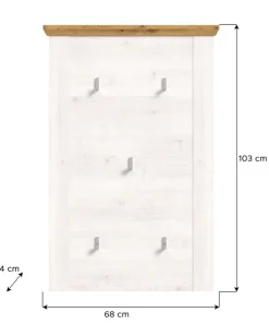 Garderobenpaneel VERONA Sibiu Lärche / Artisan Eiche NB