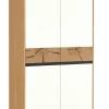 Garderobenschrank KASTINA Eiche Bianco/ Lack weiß