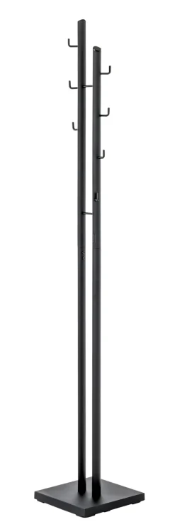 Garderobenständer 29 x 176 cm schwarz
