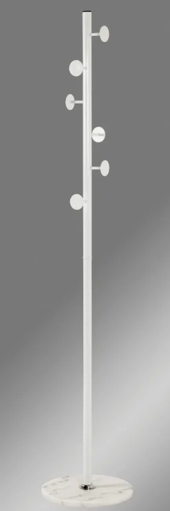 Garderobenständer 35 x 35 cm weiß/braun