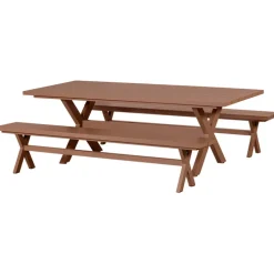 Gartentisch DELTA 220 x 105 cm erde