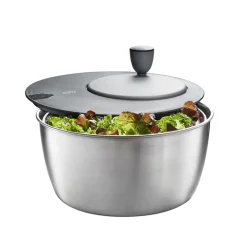 GEFU Salatschleuder ROTARE 25 cm Edelstahl silberfarbig