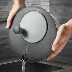 GEFU Salatschleuder ROTARE 25 cm Edelstahl silberfarbig