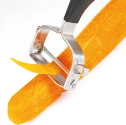 GEFU Sparschäler UNIVERSALE schwarz/silberfarbig