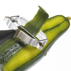 GEFU Sparschäler UNIVERSALE schwarz/silberfarbig