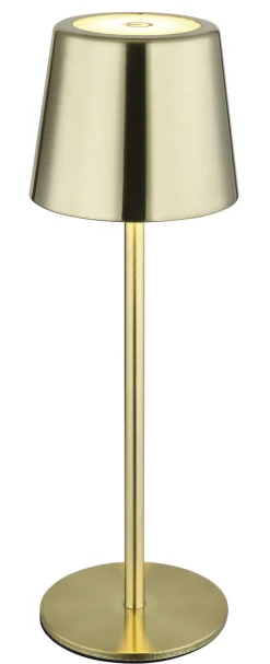 GLOBO Akku LED Tischlampe VANCOUVER goldfarbig