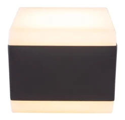 GLOBO LED Außenwandleuchte SLICE 11x9 cm anthrazit