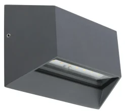 GLOBO LED AuĂenwandleuchte HONNA 14,8 cm anthrazit