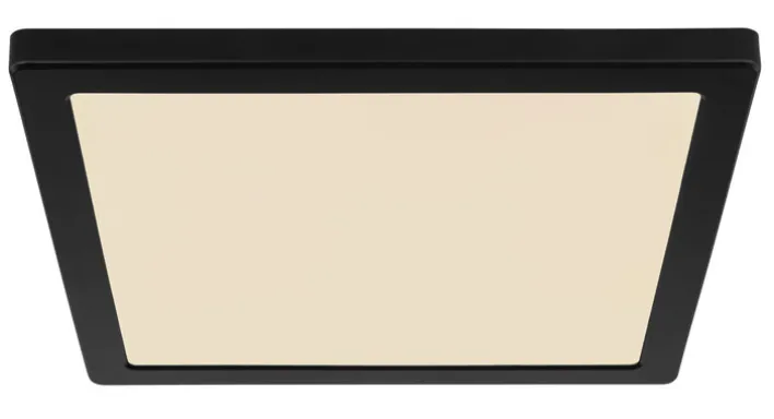 GLOBO LED Deckenlampe LASSE 29 x 29 cm schwarz