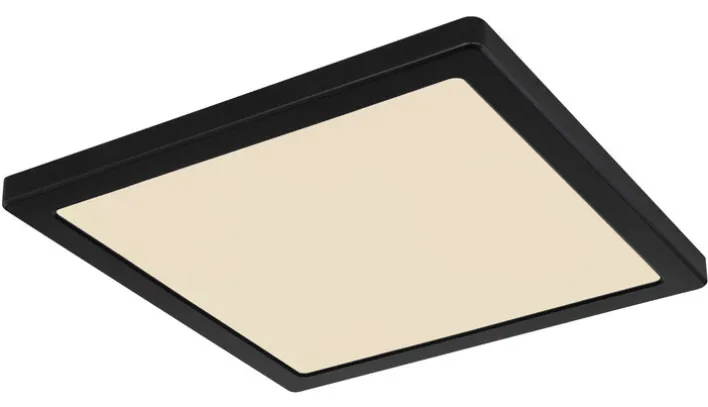 GLOBO LED Deckenlampe LASSE 29 x 29 cm schwarz