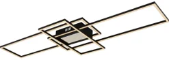GLOBO LED Deckenlampe SAUNDERS 110,8x42 cm schwarz