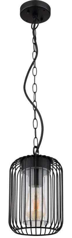 GLOBO LED Retrofit Außenhängeleuchte NINA schwarz